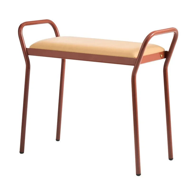 Anyone taburet, Cinnamon-vegeta trace leather Maze