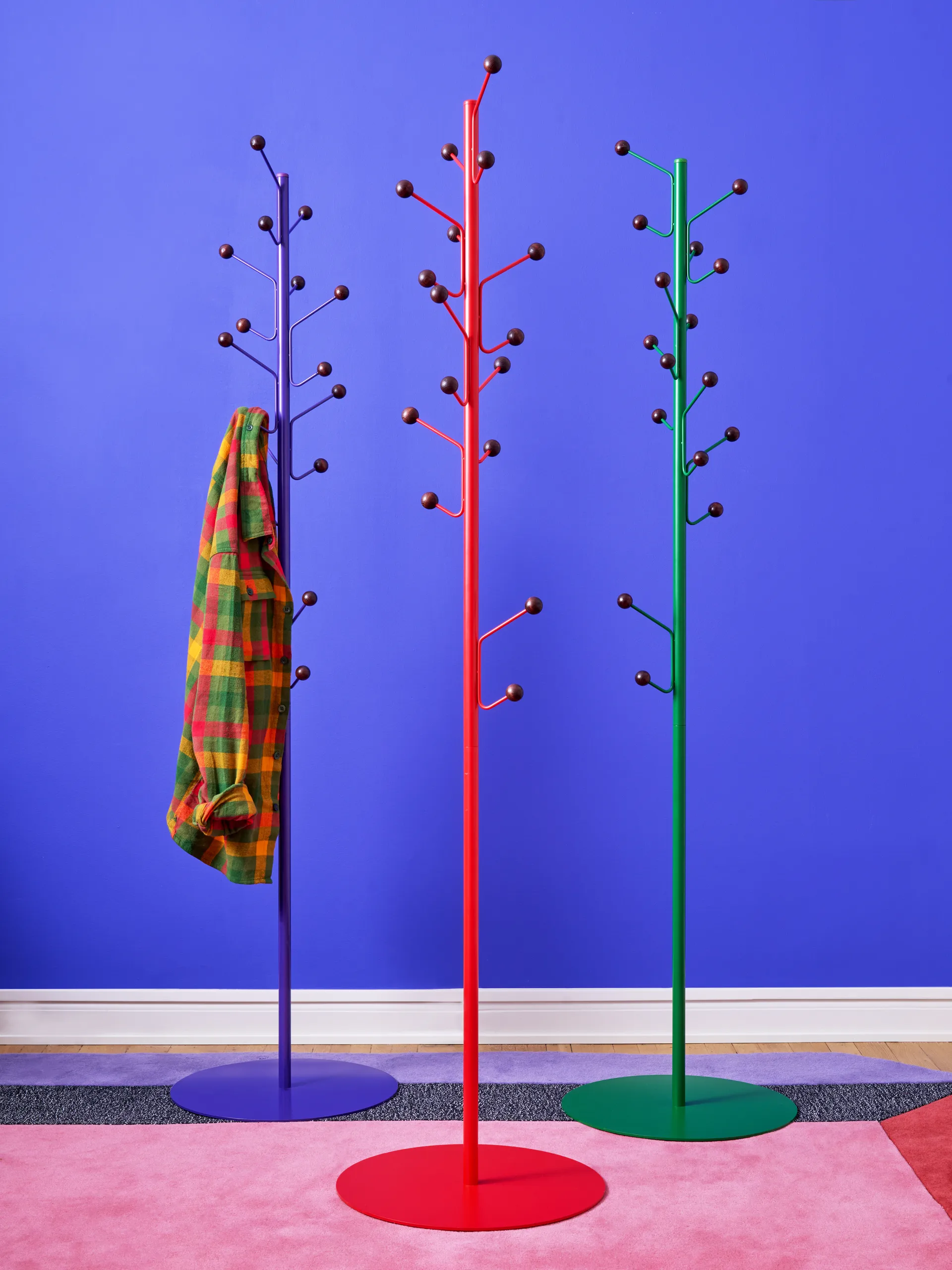 Bill Floor bøjle, Grøn-mørkebrun Maze