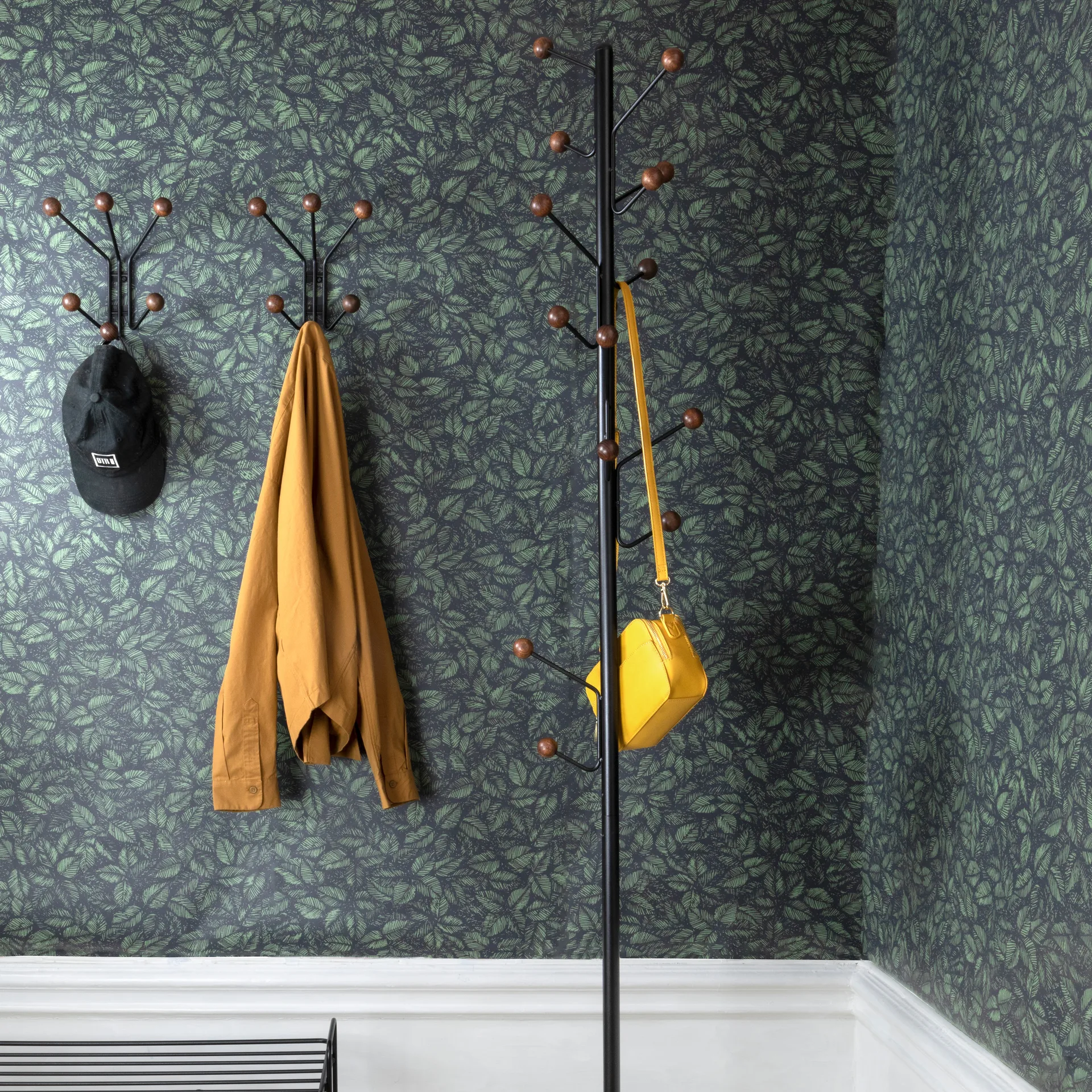 Bill Floor bøjle, Sort/Mørkebrun Maze