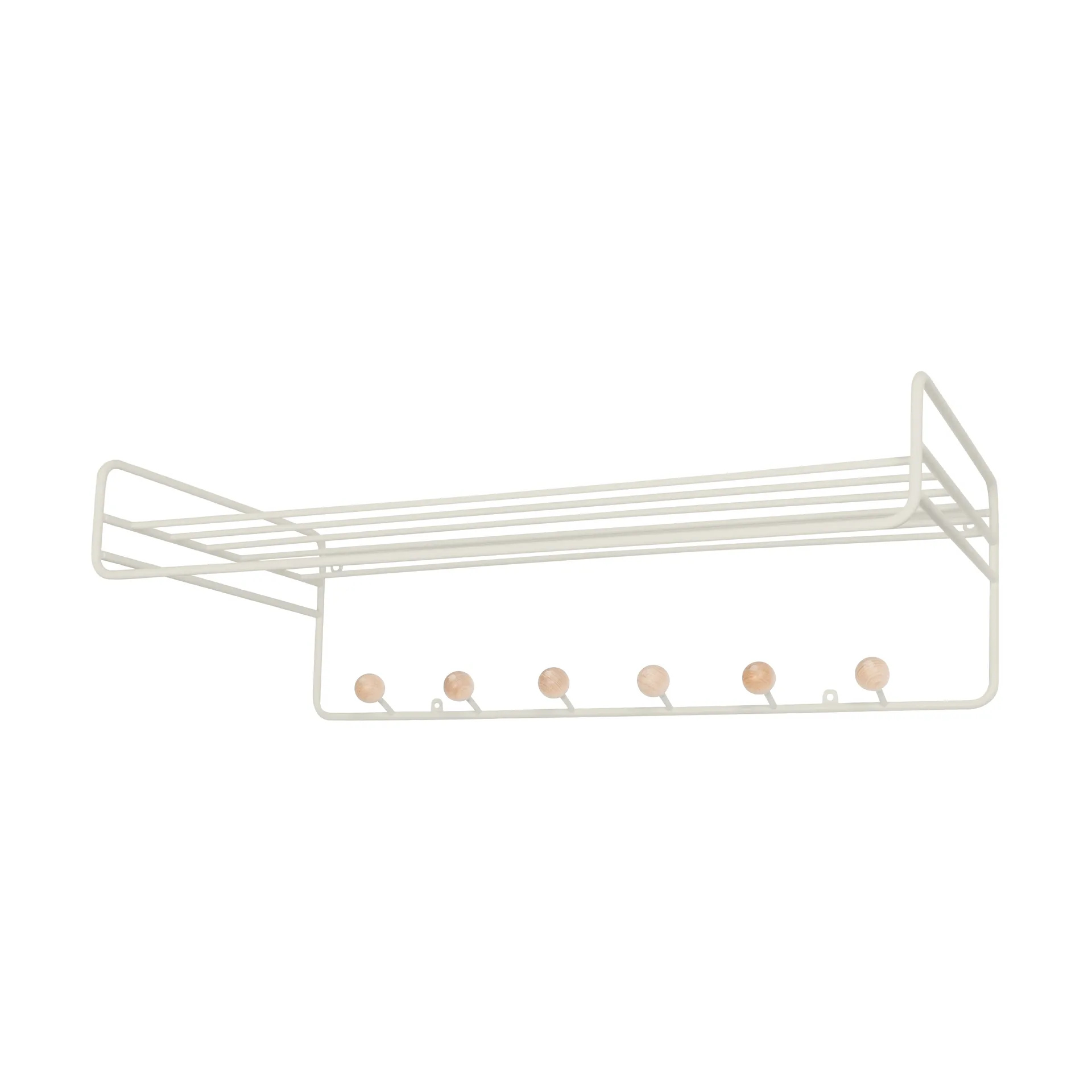 Bill Hat rack hattehylde, Greige Maze