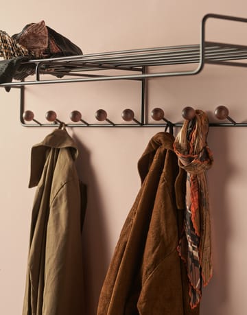 Bill Hat rack L hattehylde - Sort/Mørkebrun - Maze