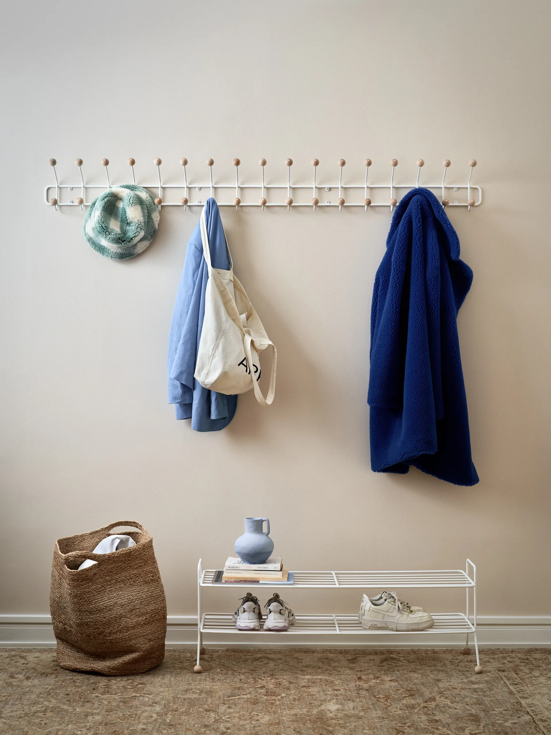 Bill Horizontal XL, Hvid Maze