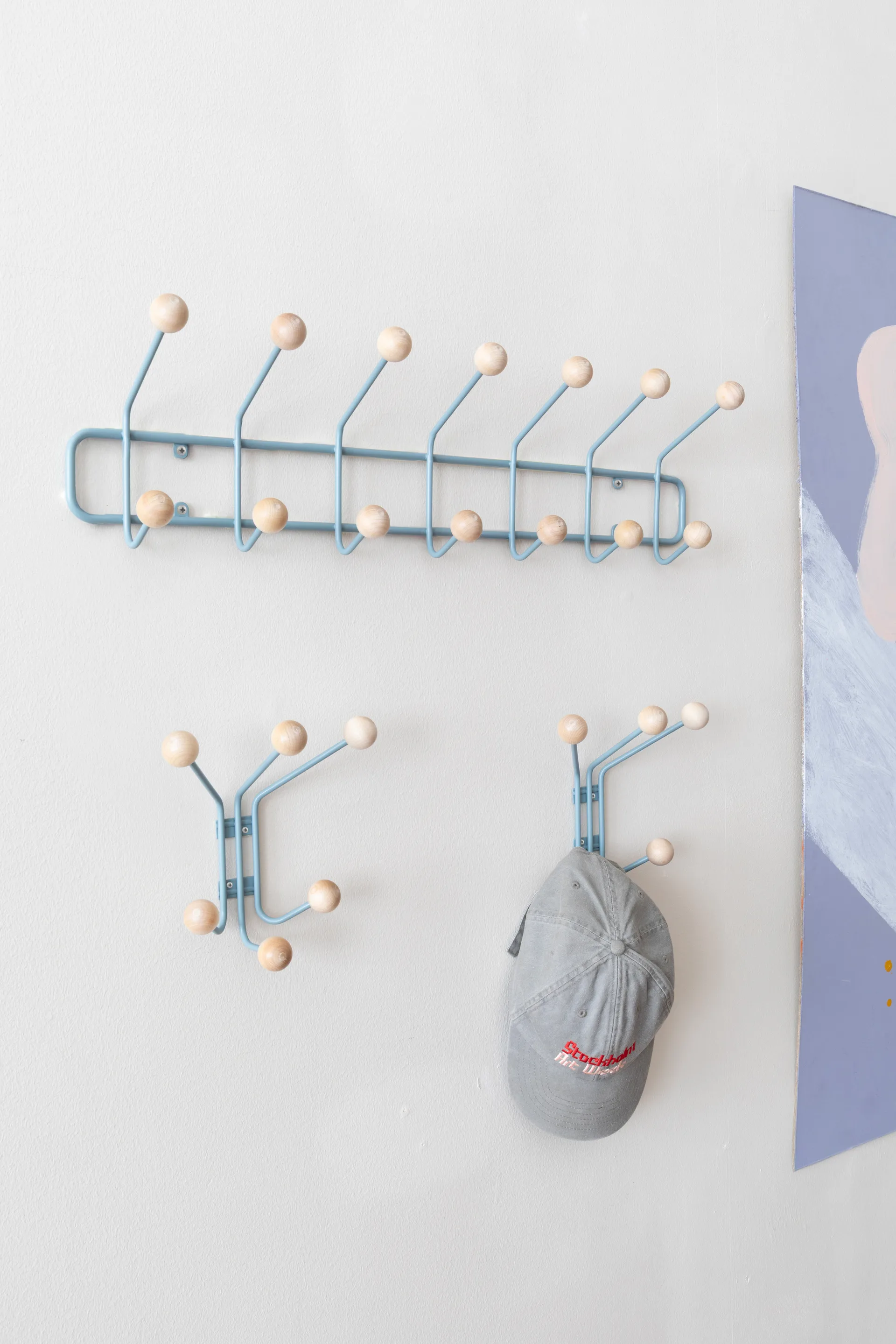 Bill lille knagerække, Pigeon blue Maze