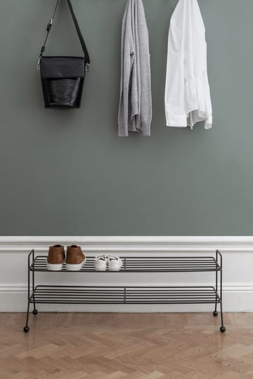 Bill Shoe Shelf L skohylde - sort - Maze