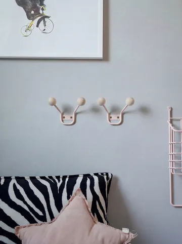 Bill XXS knagerække - Pale pink - Maze