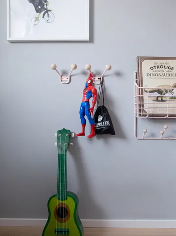 Bill XXS knagerække - Pale pink - Maze