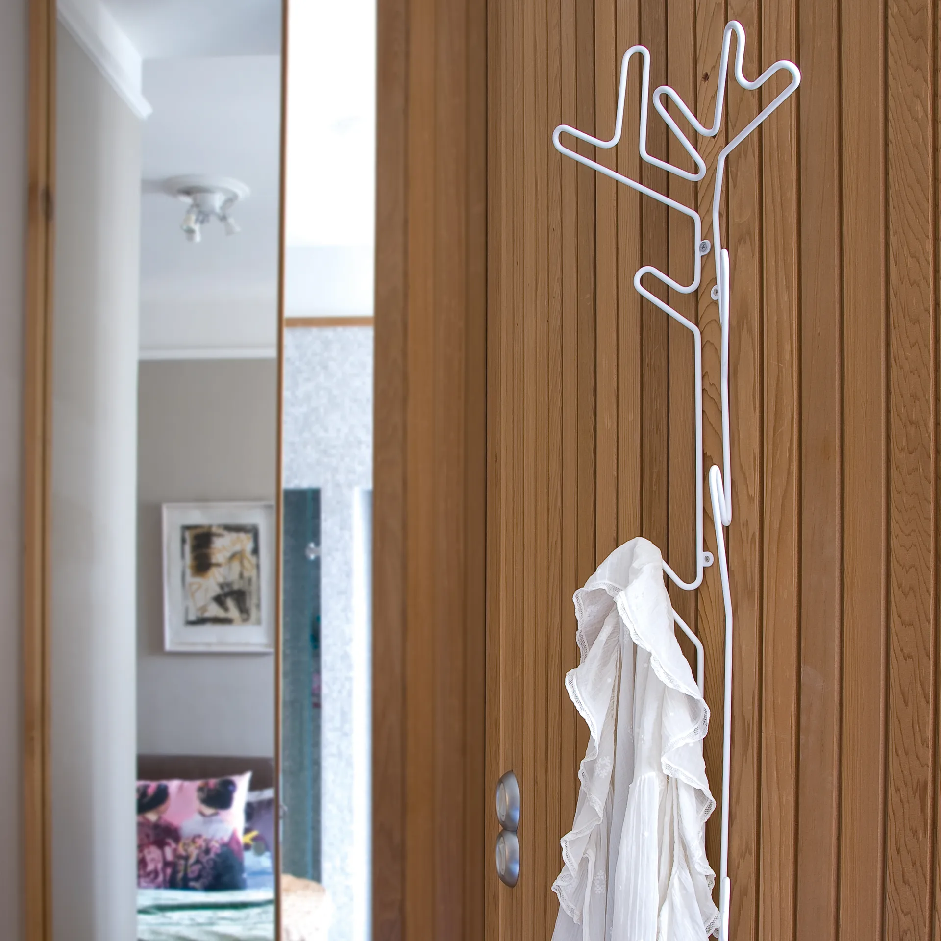 Branch knagerække, hvid Maze