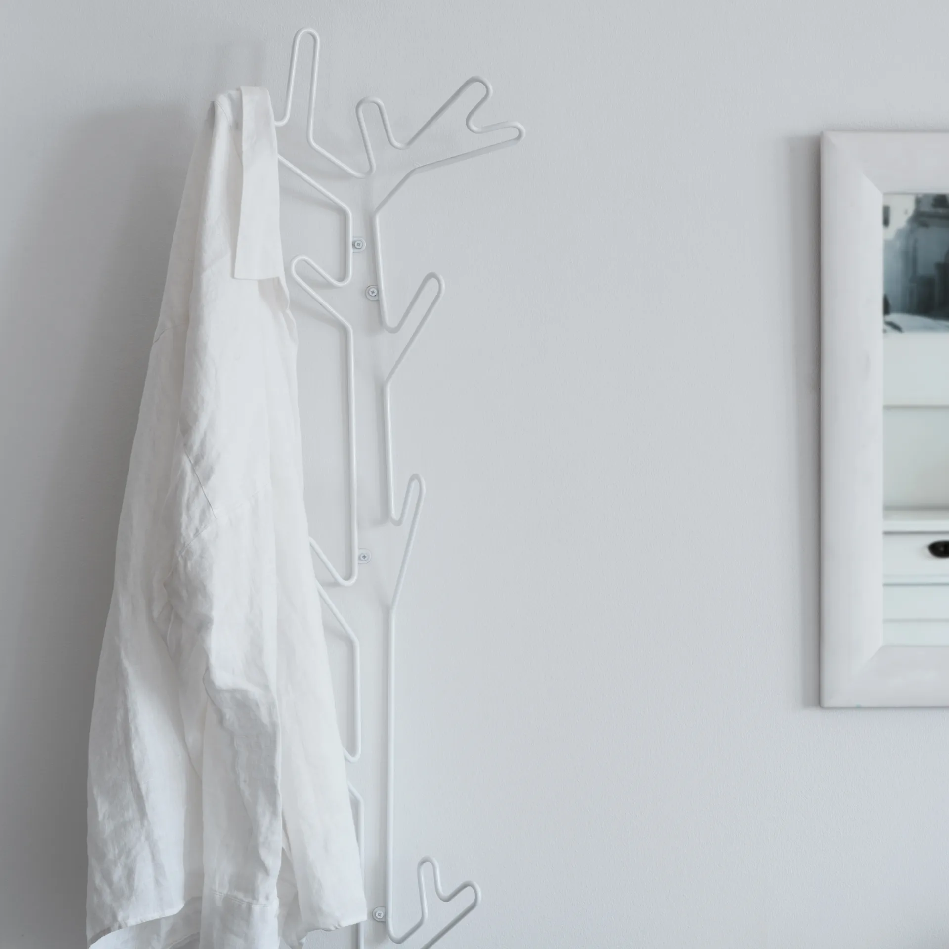 Branch knagerække, hvid Maze