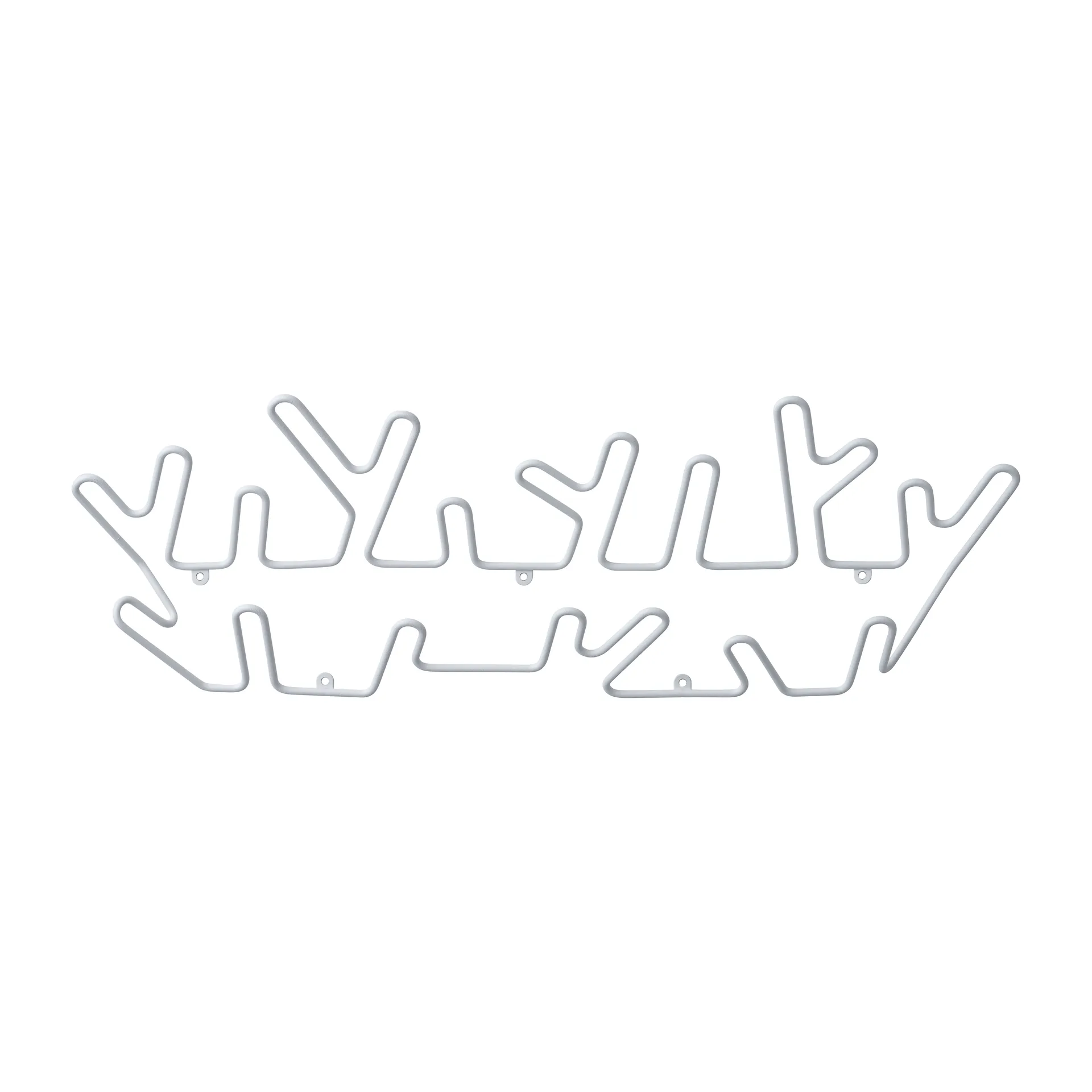 Crown L knagerække, White Maze