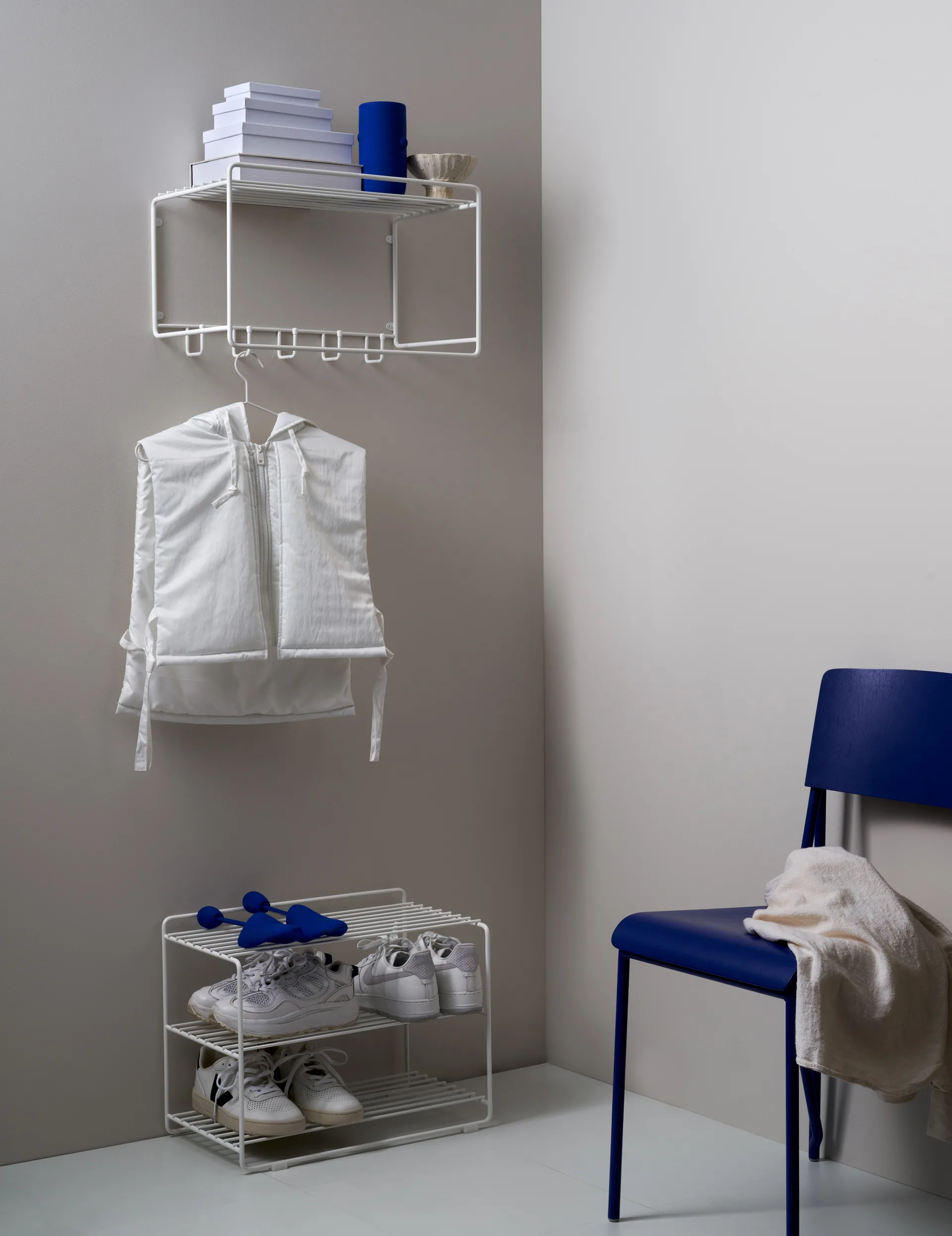 Downtown skohylde, Hvid Maze