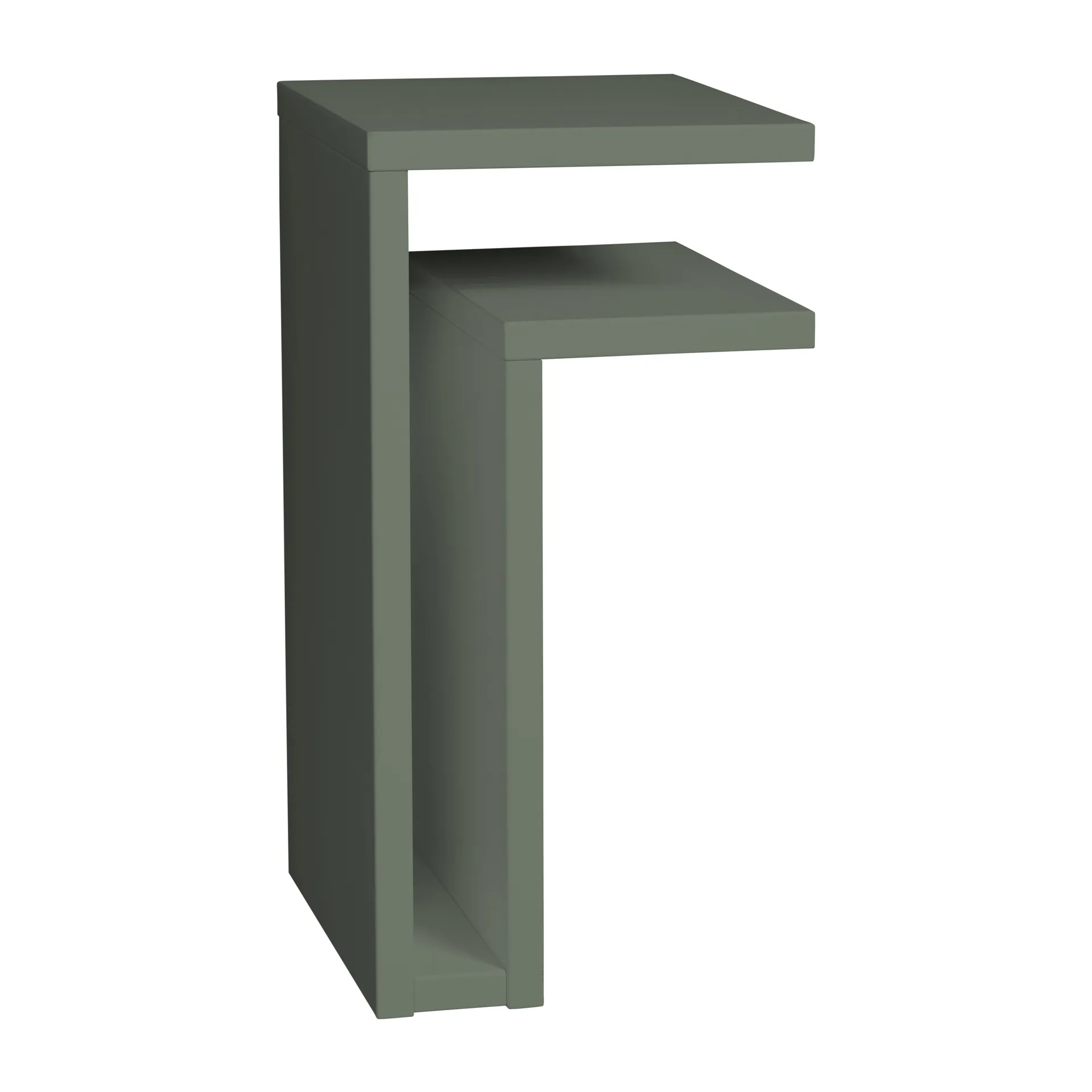 F-shelf væghylde green grey, Hylde til højre Maze