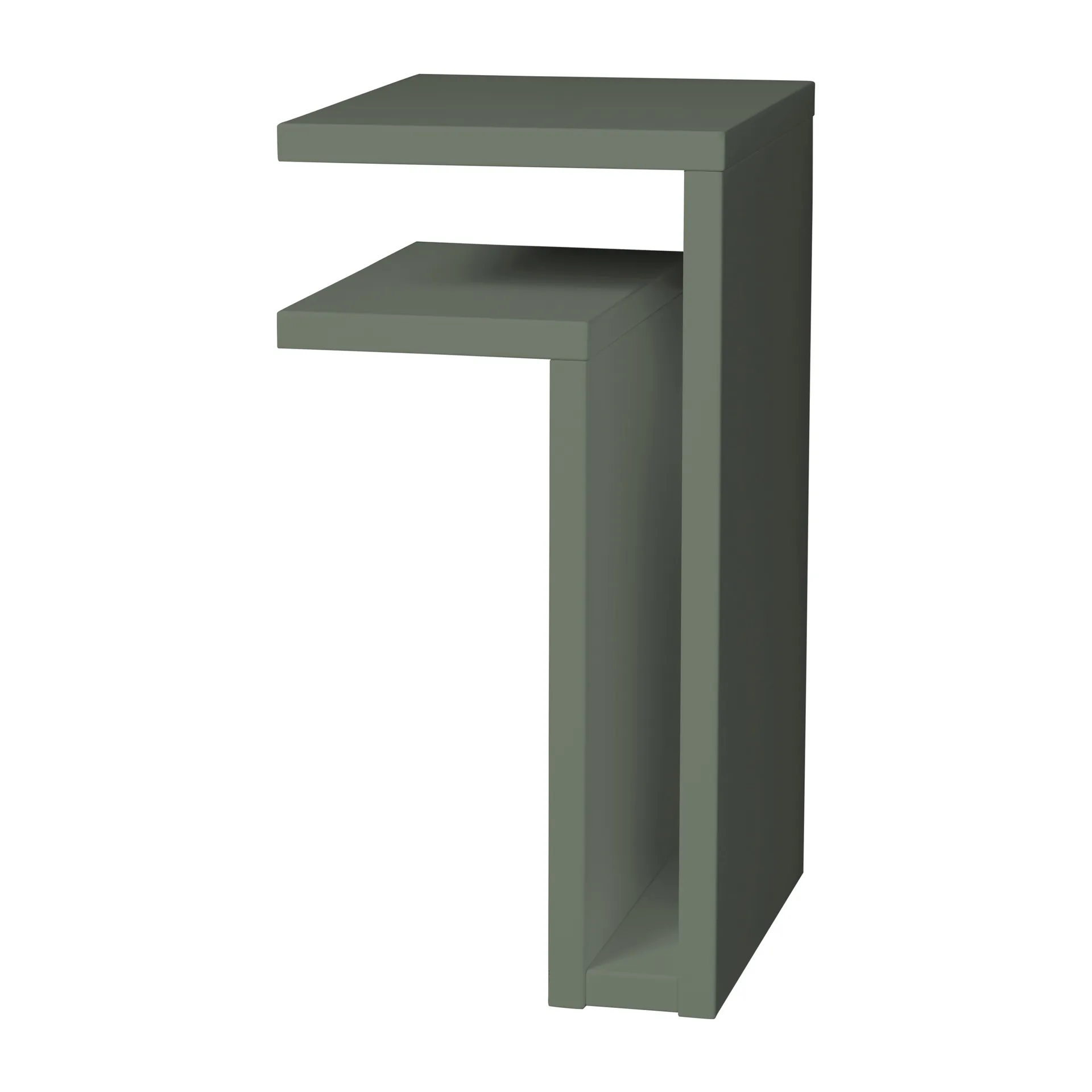 F-shelf væghylde green grey, Hylde til venstre Maze