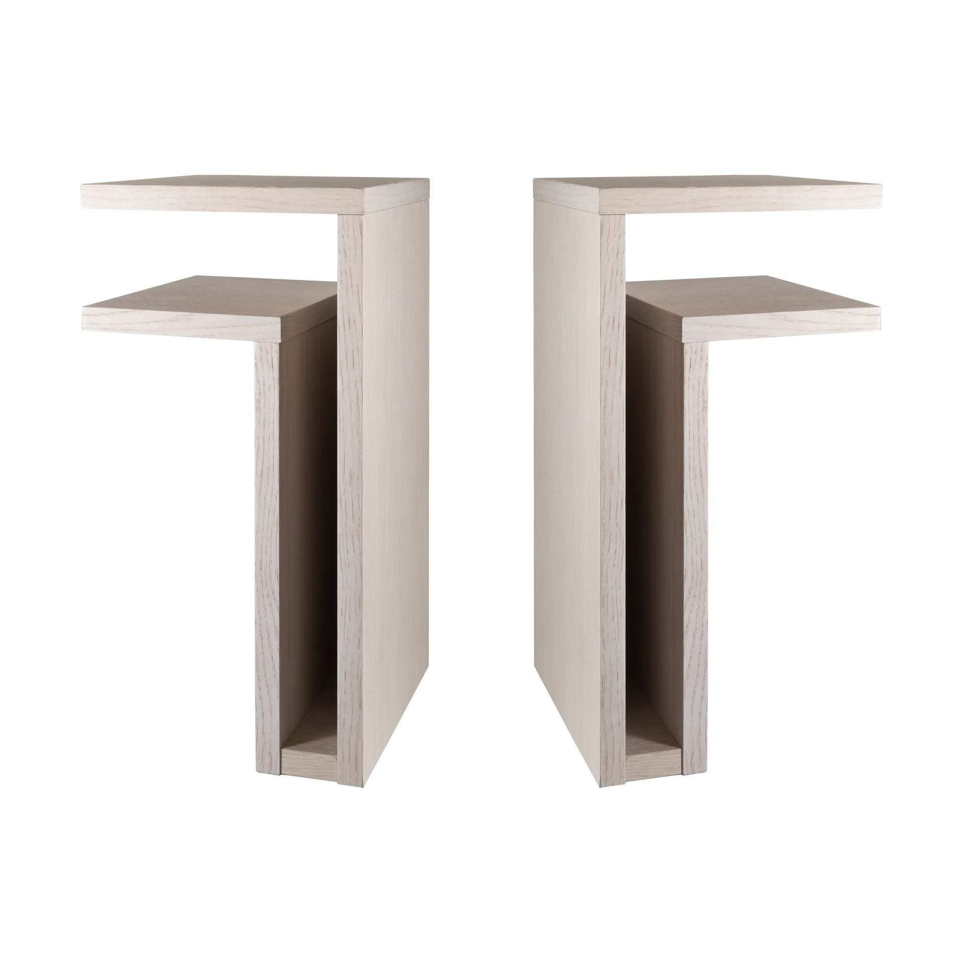 F-shelf væghylde hvid eg højre + venstre 2 dele Maze