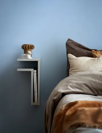 F-shelf væghylde silk grey - Hylde til venstre - Maze