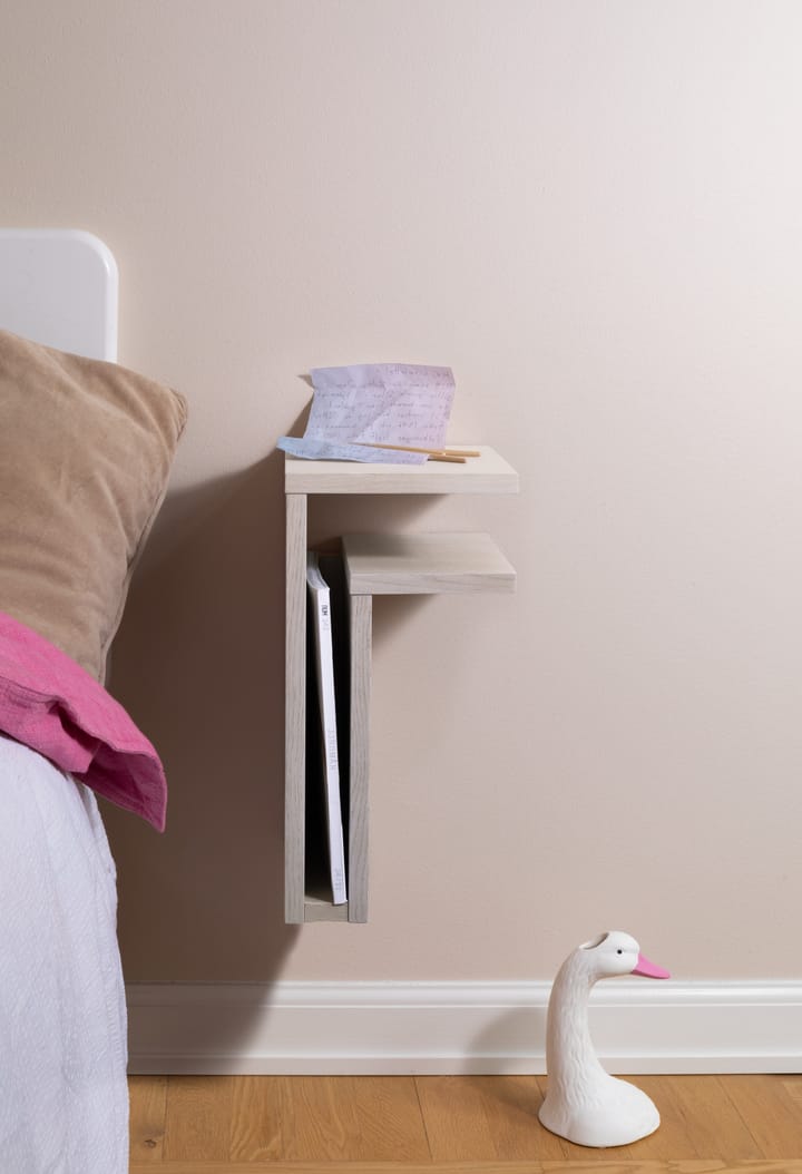 F-shelf væghylde white oak, Hylde til højre Maze