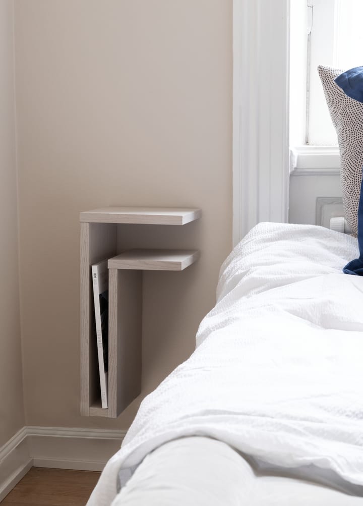 F-shelf væghylde white oak, Hylde til højre Maze
