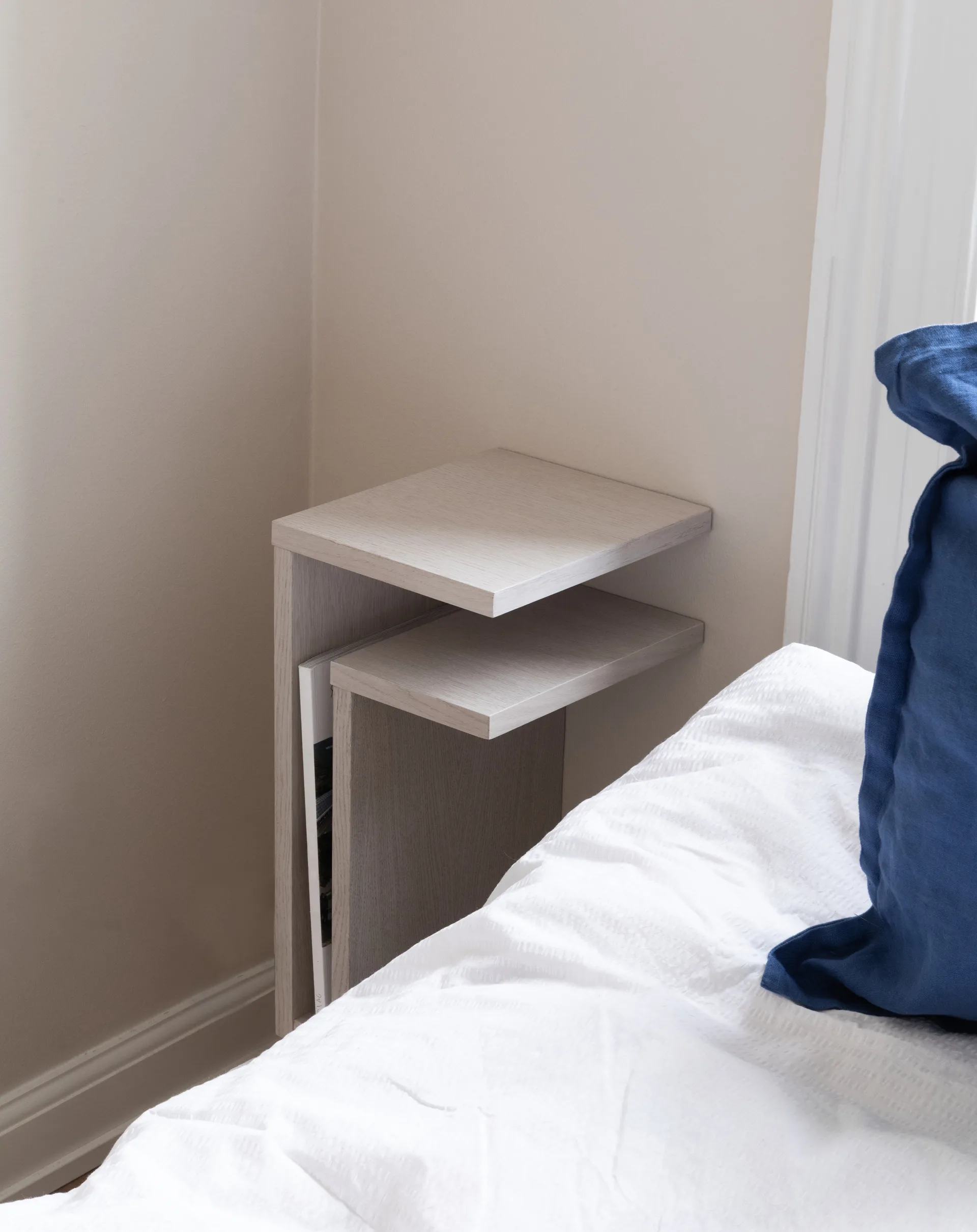 F-shelf væghylde white oak, Hylde til højre Maze