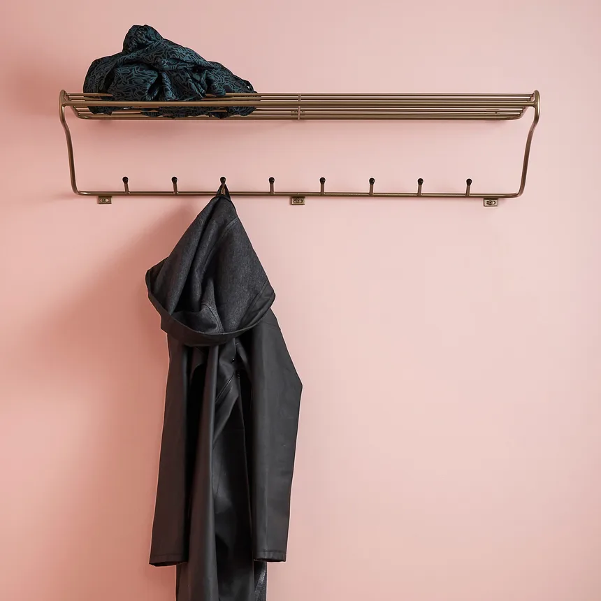 Hat Rack L hattehylde, messing Maze