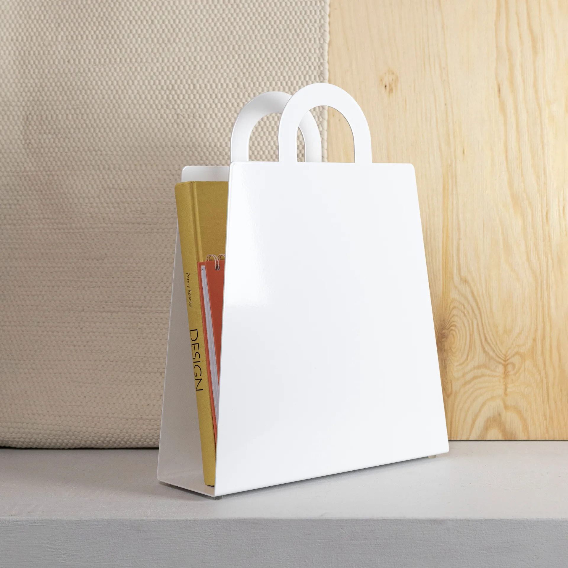 MagBag avisholder, hvid Maze