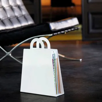 MagBag avisholder, hvid Maze