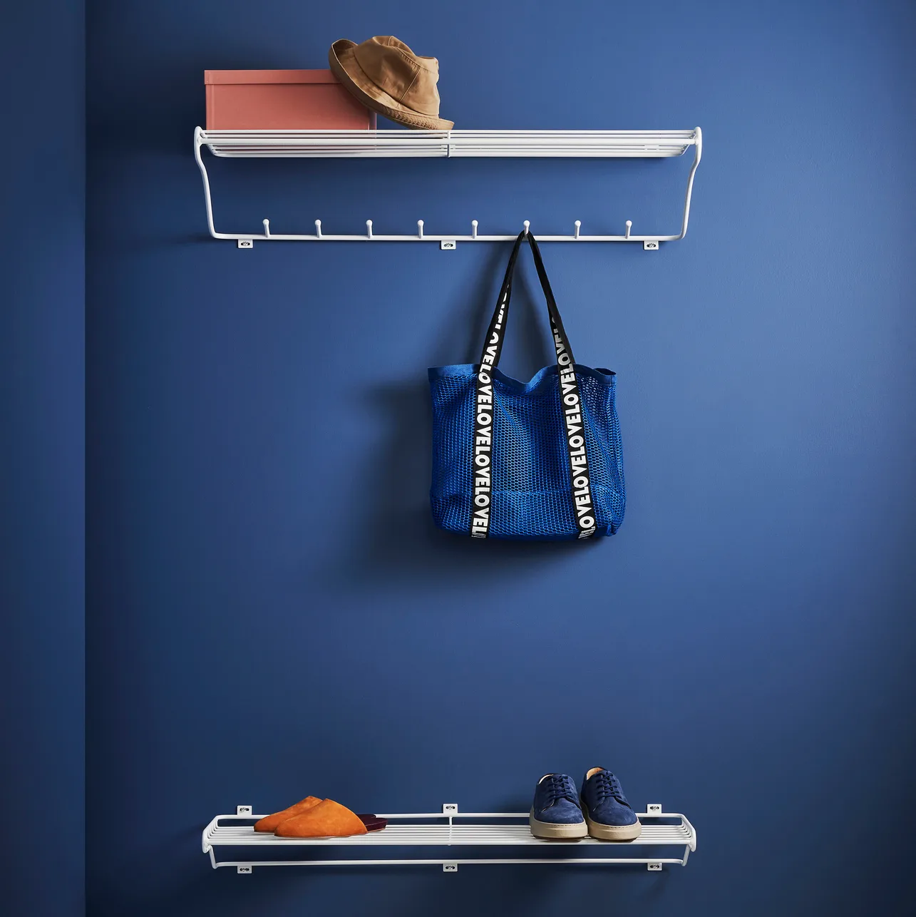 Maze skohylde L, hvid Maze