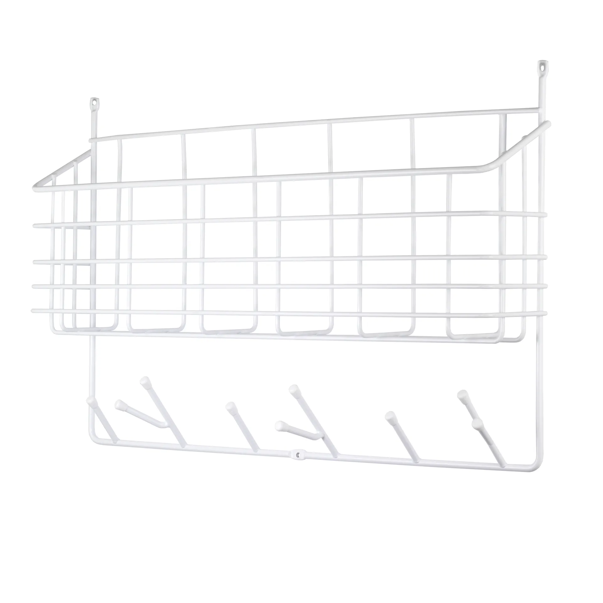 Mitten hylde, hvid Maze