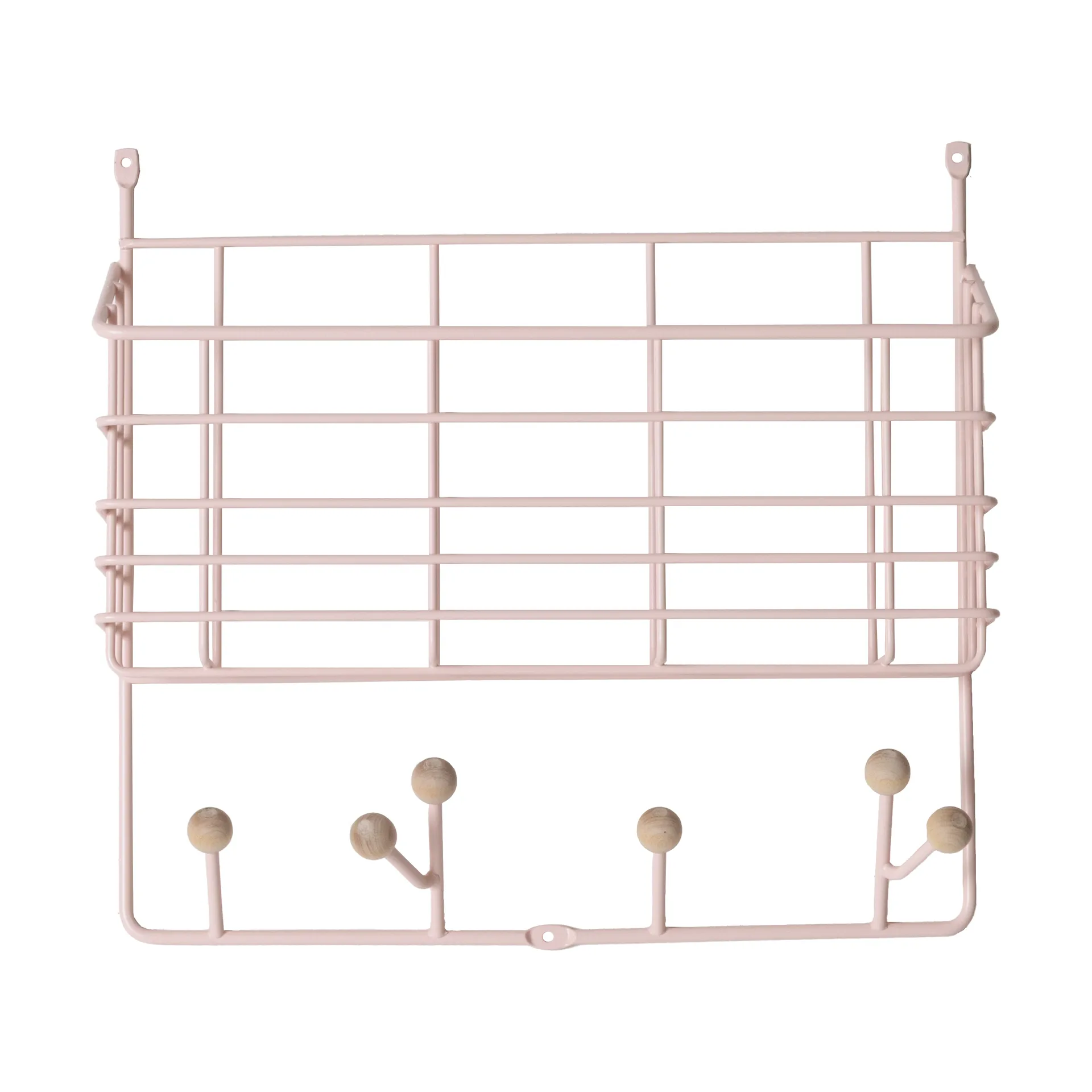 Mitten shelf hylde junior, Pale pink, 38,6x35,2x8,6 cm Maze