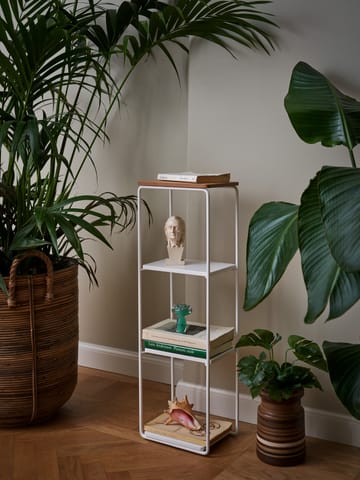 Mixrack Floor Shelf L hylde 26x19x82,2 cm - Oak/White - Maze