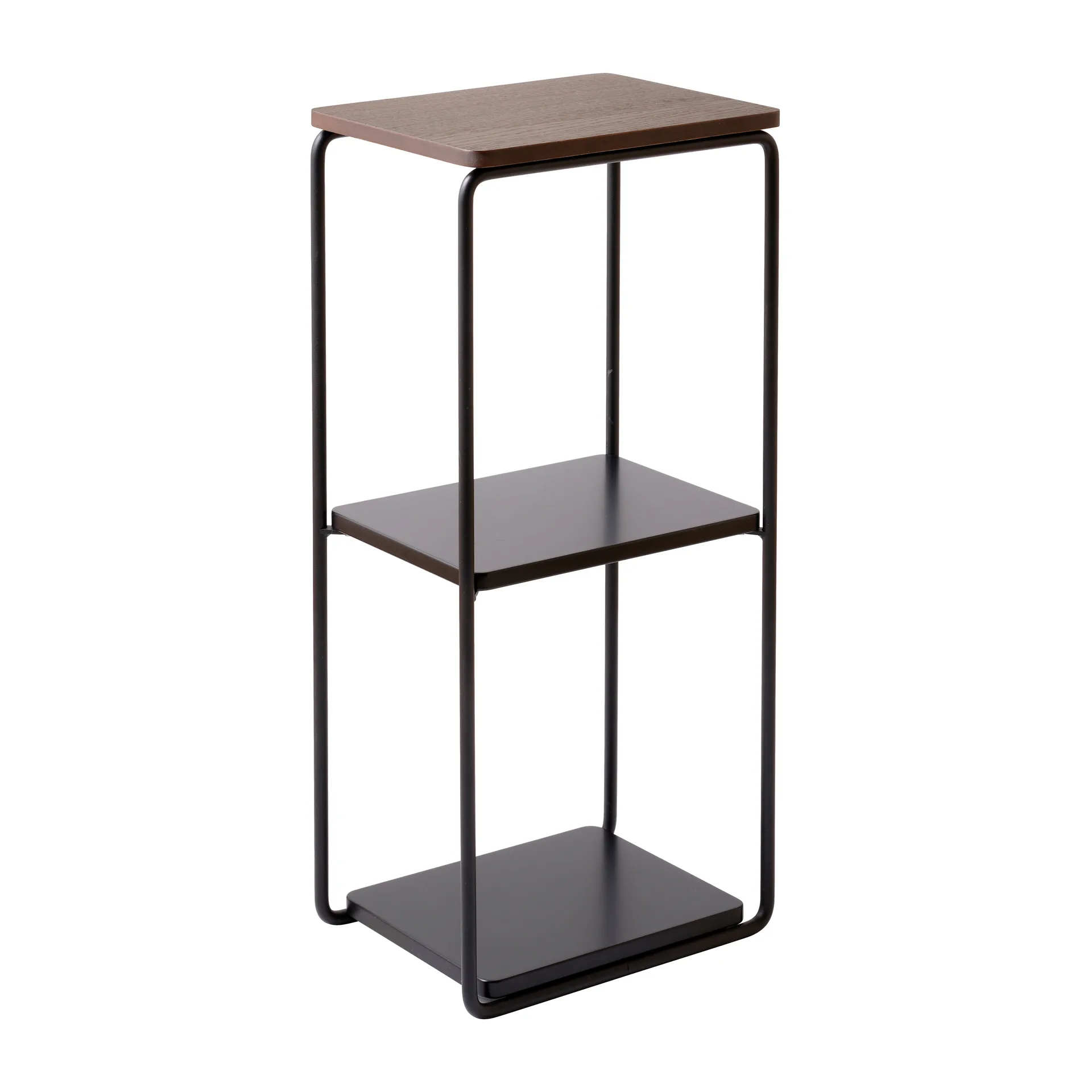 Mixrack Floor Shelf S hylde 26x19x57,2 cm, Stained oak/Black Maze