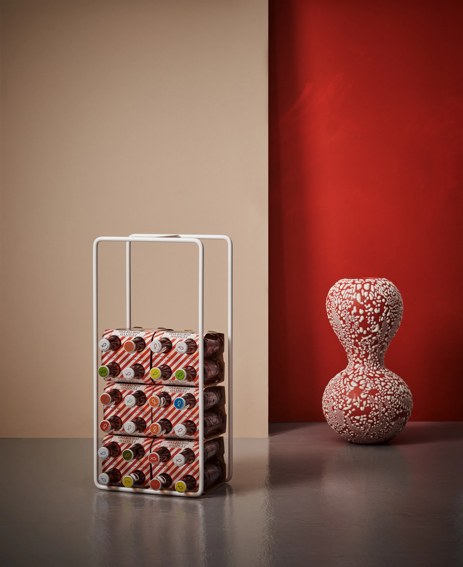 Mixrack opbevaringsstativ, Hvid Maze