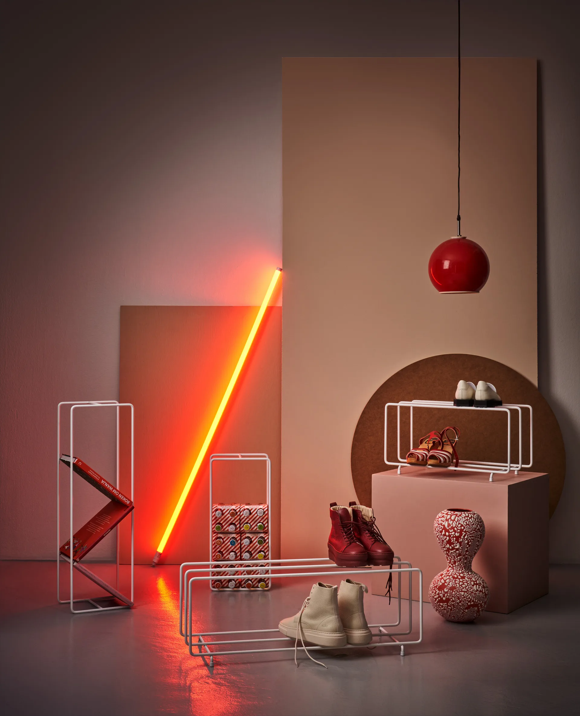 Mixrack skohylde, Hvid Maze