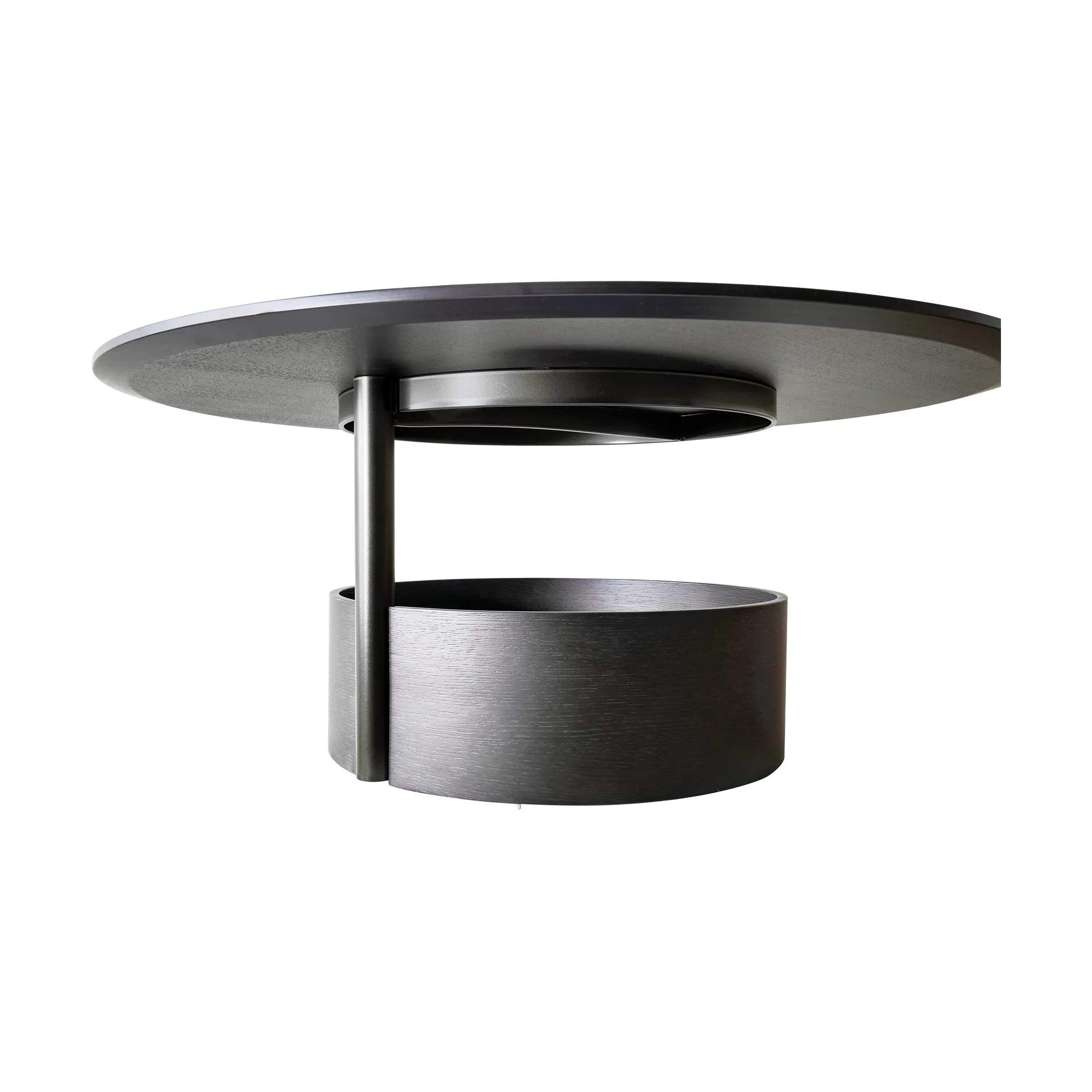 Parasol L sofabord Ø90 cm, Dark stained oak Maze