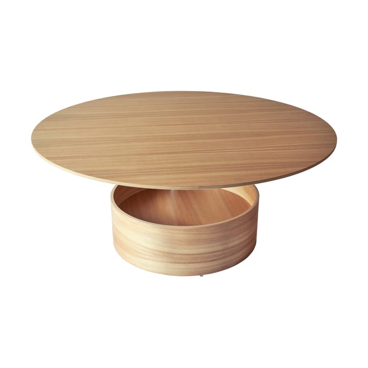 Parasol L sofabord Ø90 cm, Oak Maze
