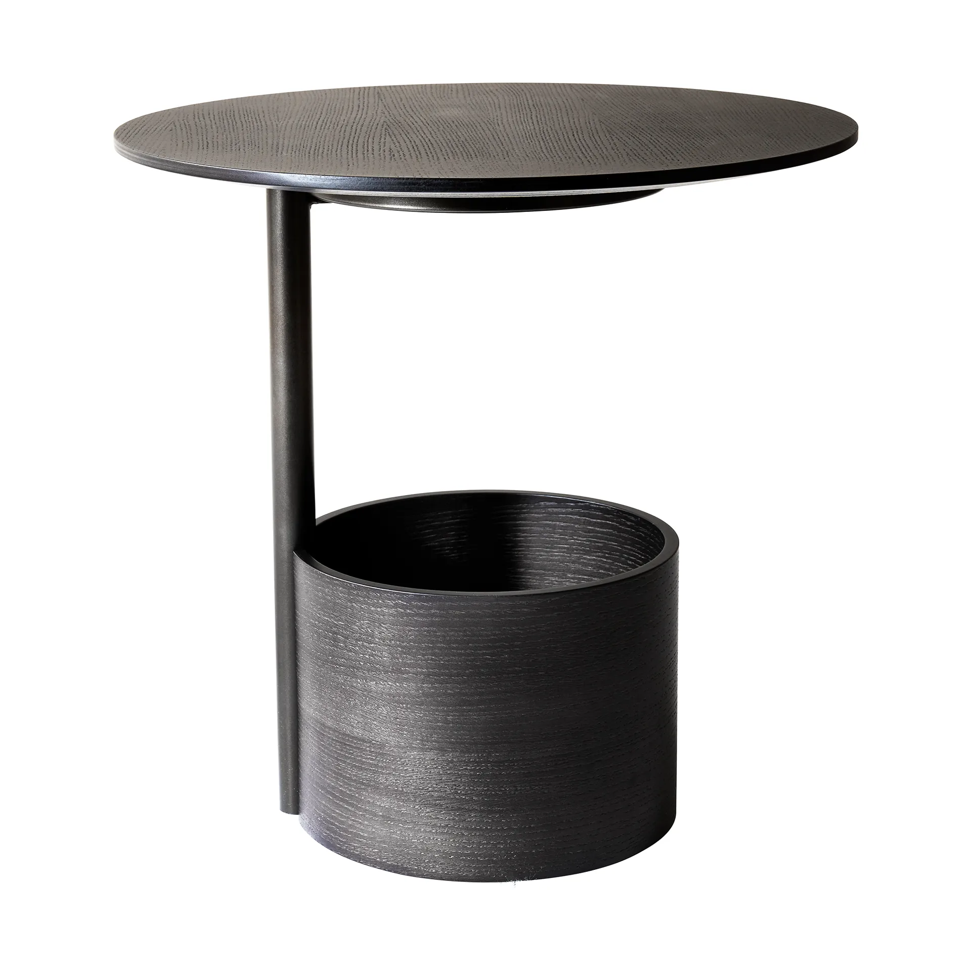 Parasol S sofabord Ø50 cm, Dark stained Oak Maze