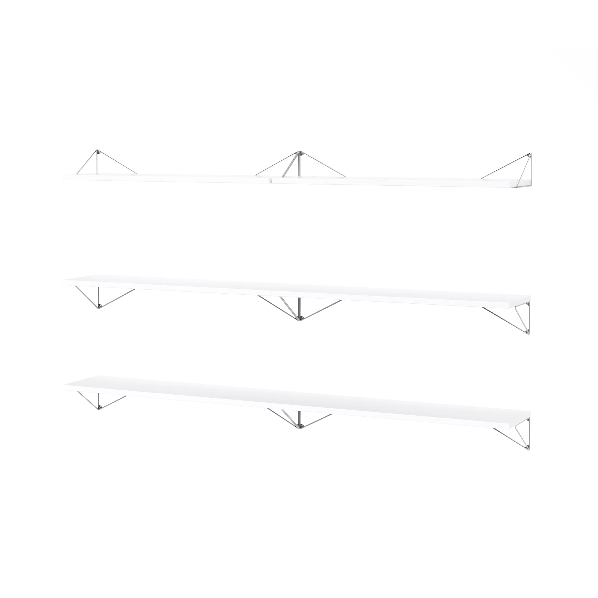 Pythagoras Bundle B reolsystem hvid-krom Maze