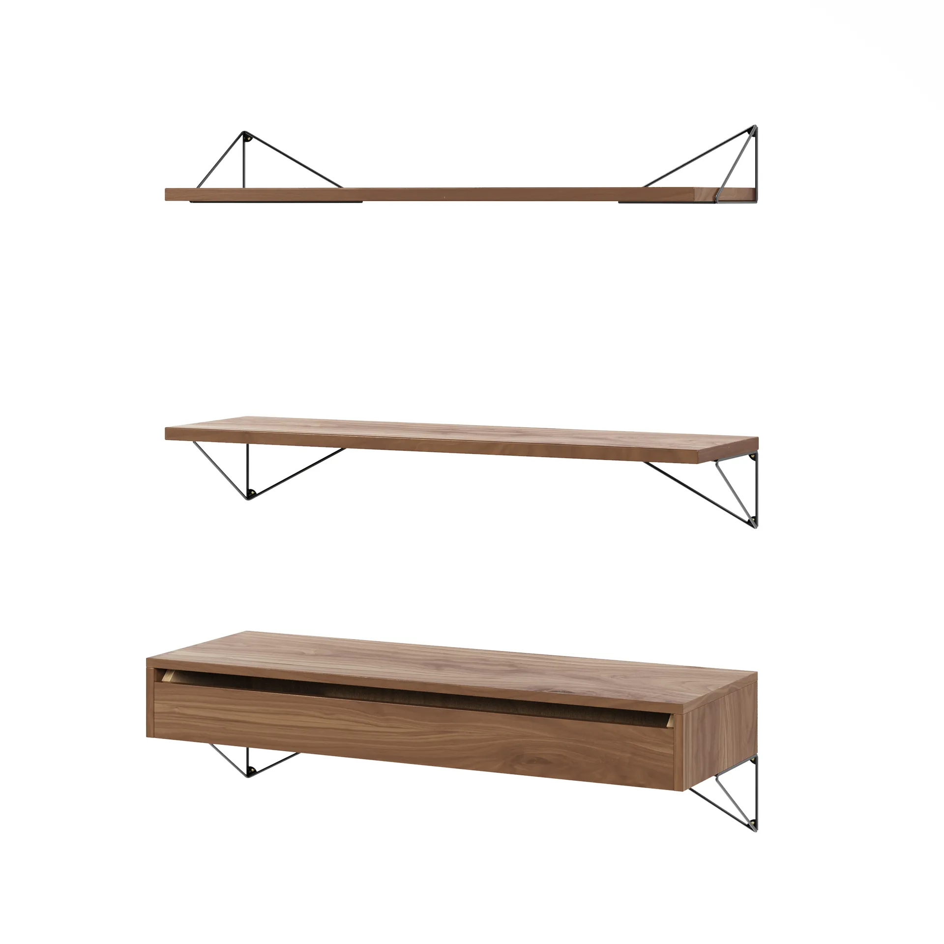 Pythagoras Bundle C reolsystem valnød-sort Maze