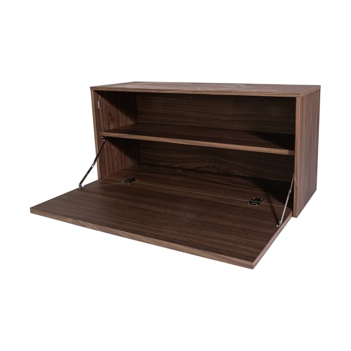Pythagoras Cabinet vægskab 38x80 cm, Walnut Maze