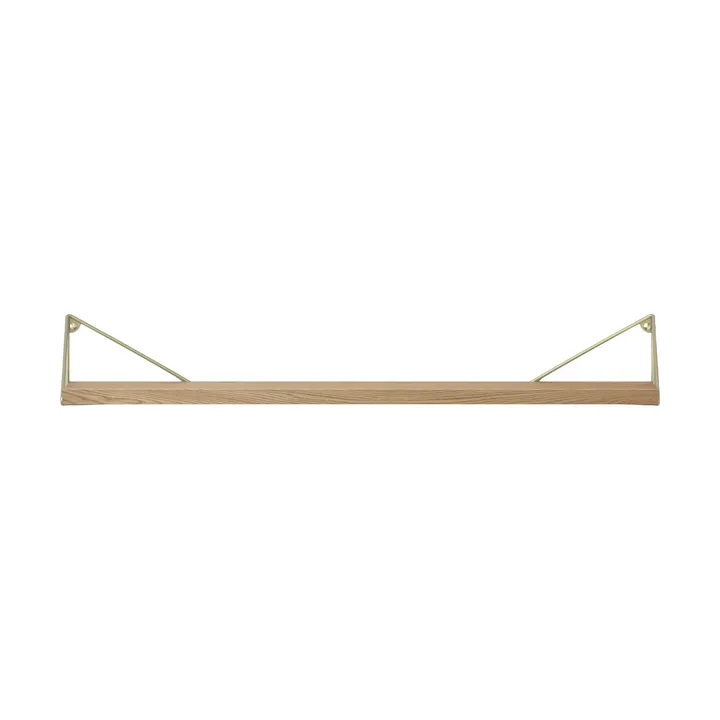 Pythagoras hylde, Eg-messing, 20x80 cm - Maze