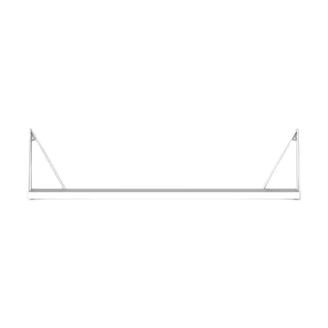 Pythagoras hylde, Hvid, 20x80 cm - Maze