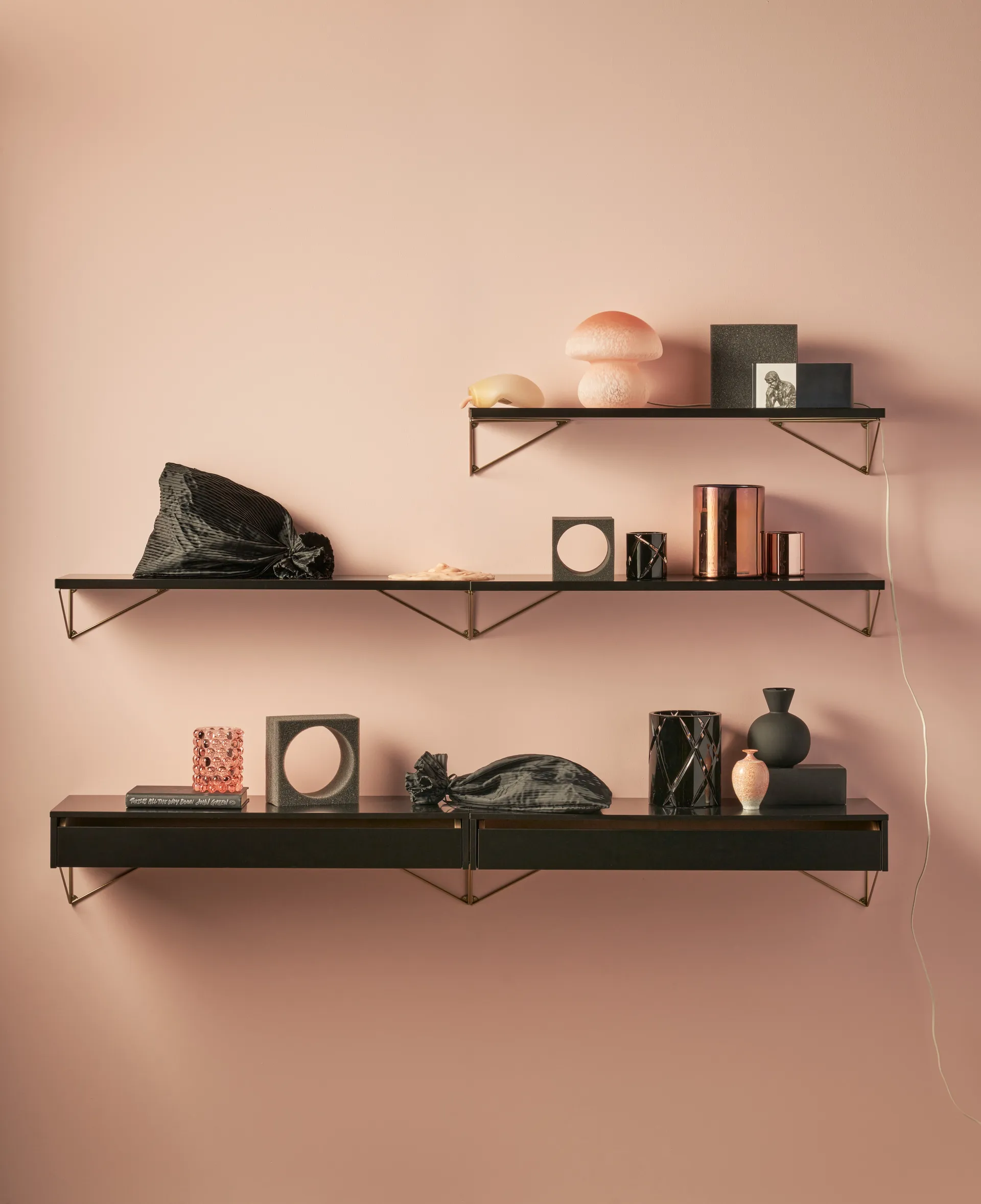 Pythagoras hylde, sort Maze