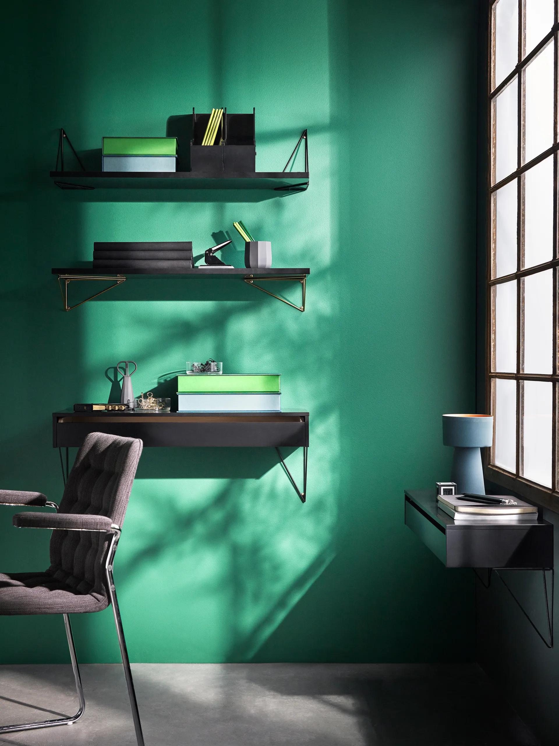 Pythagoras hylde, sort Maze