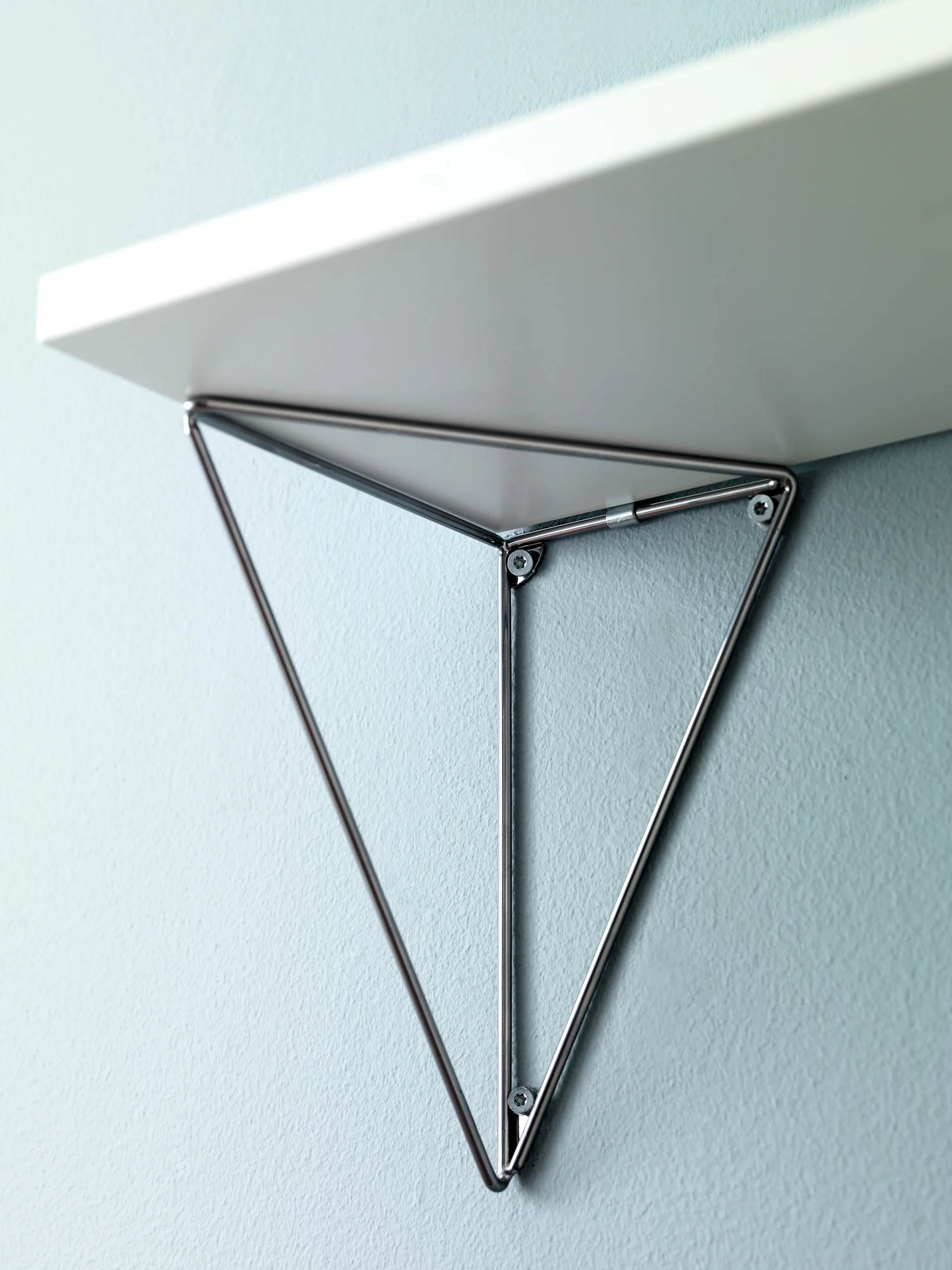 Pythagoras hyldeknægt, 2 stk, krom Maze