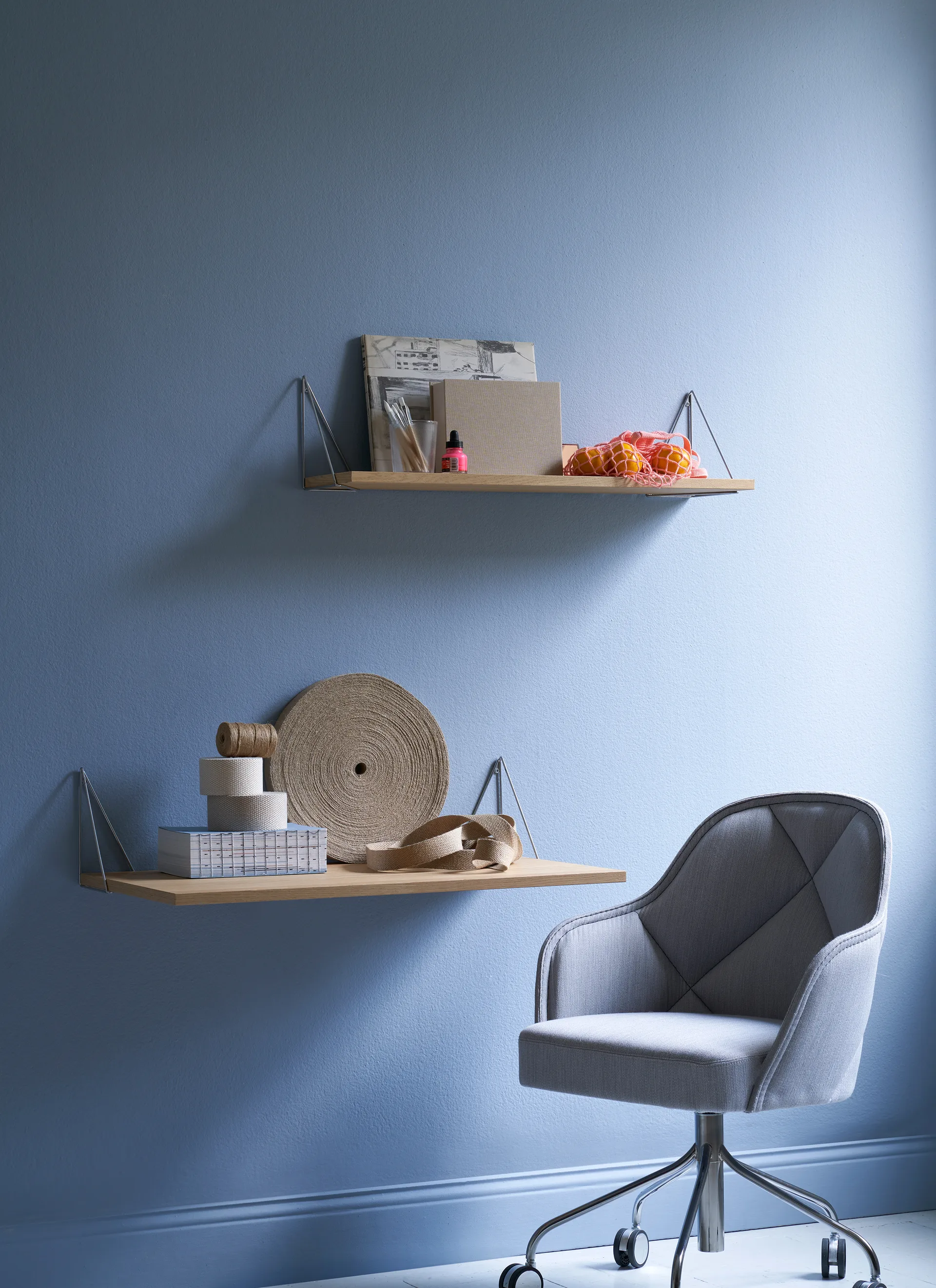 Pythagoras hyldeknægt, 2 stk, krom Maze