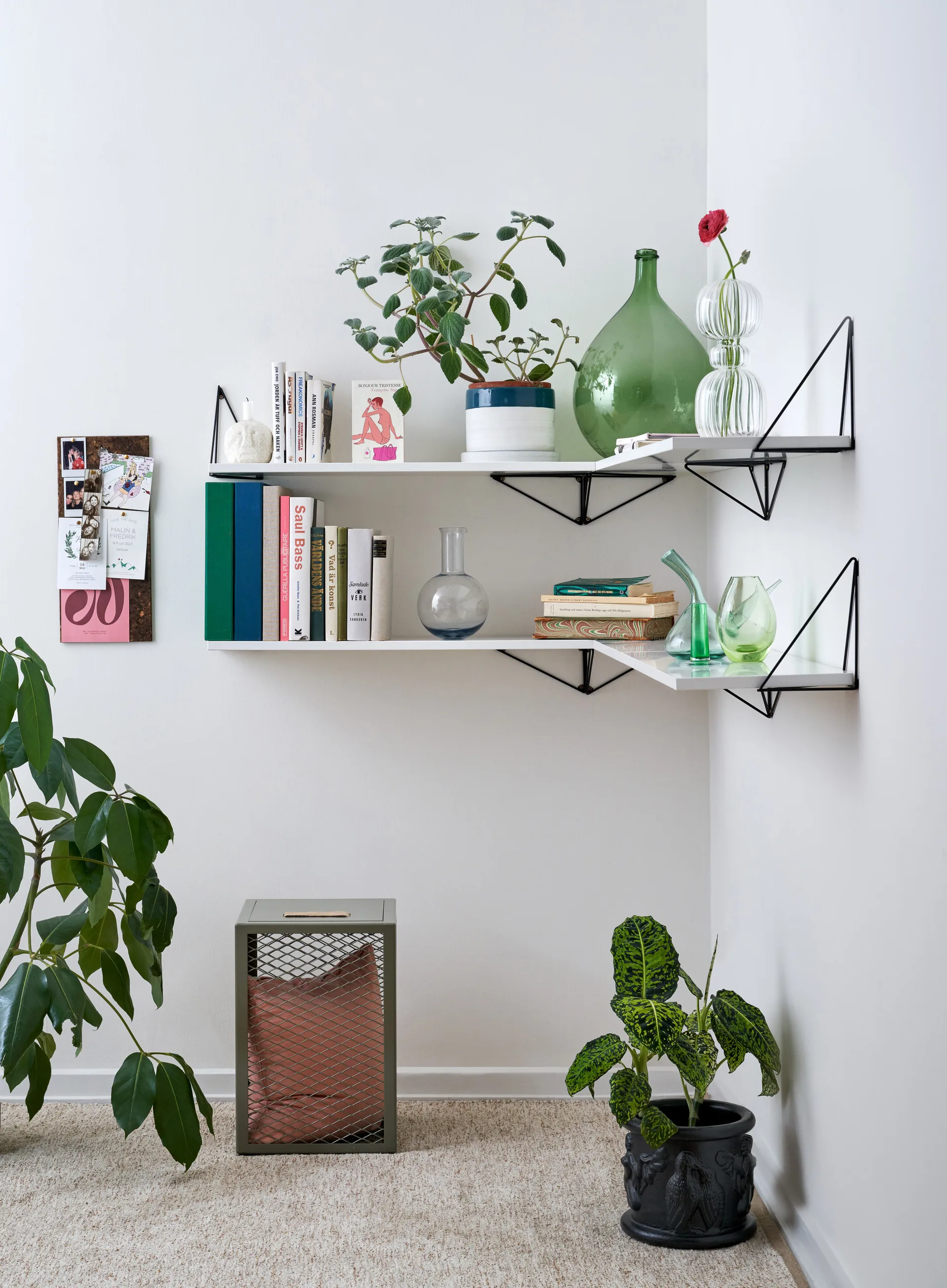 Pythagoras hyldeknægt, 2 stk, sort Maze