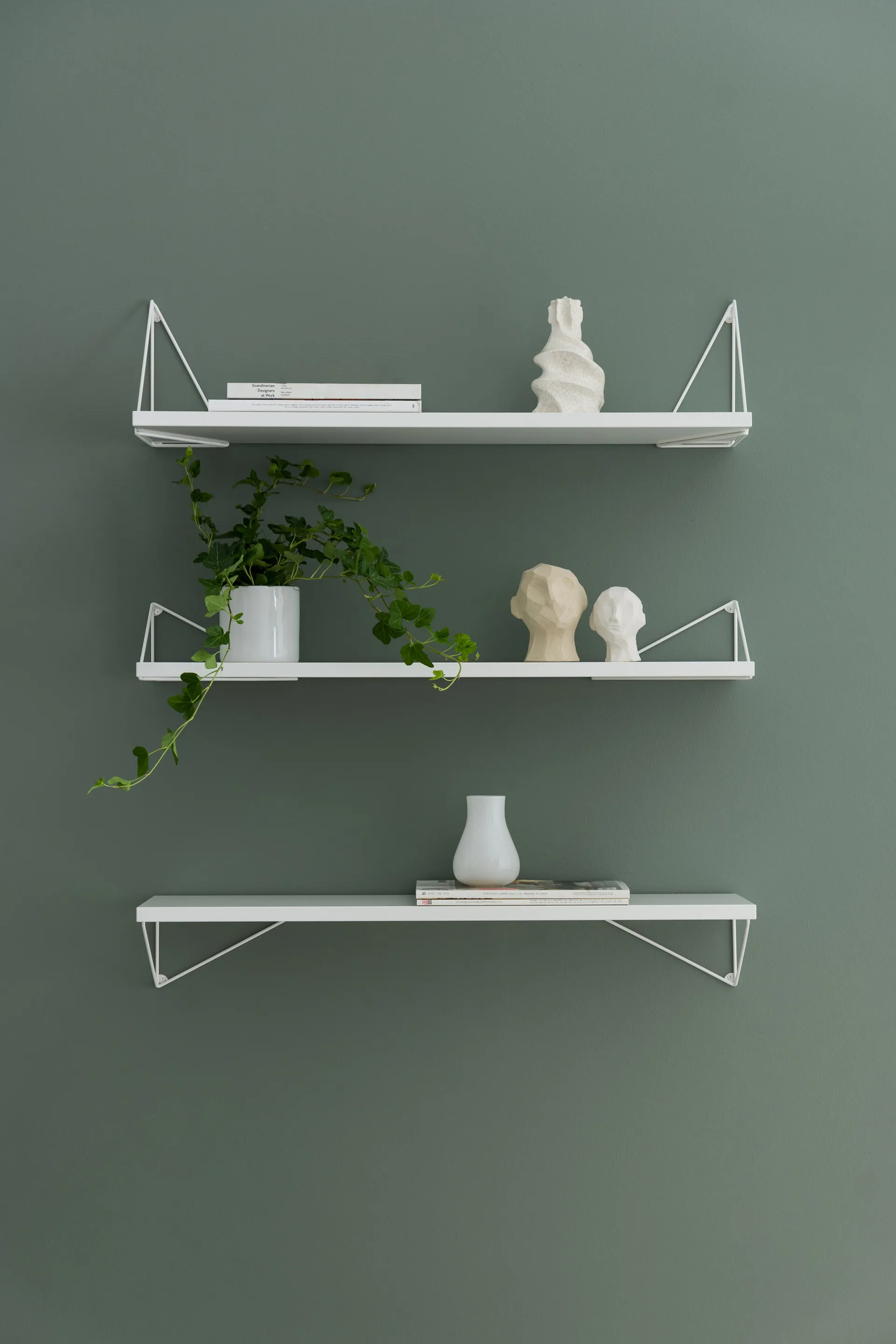 Pythagoras Shelves hyleplan 3-pak, Hvid Maze