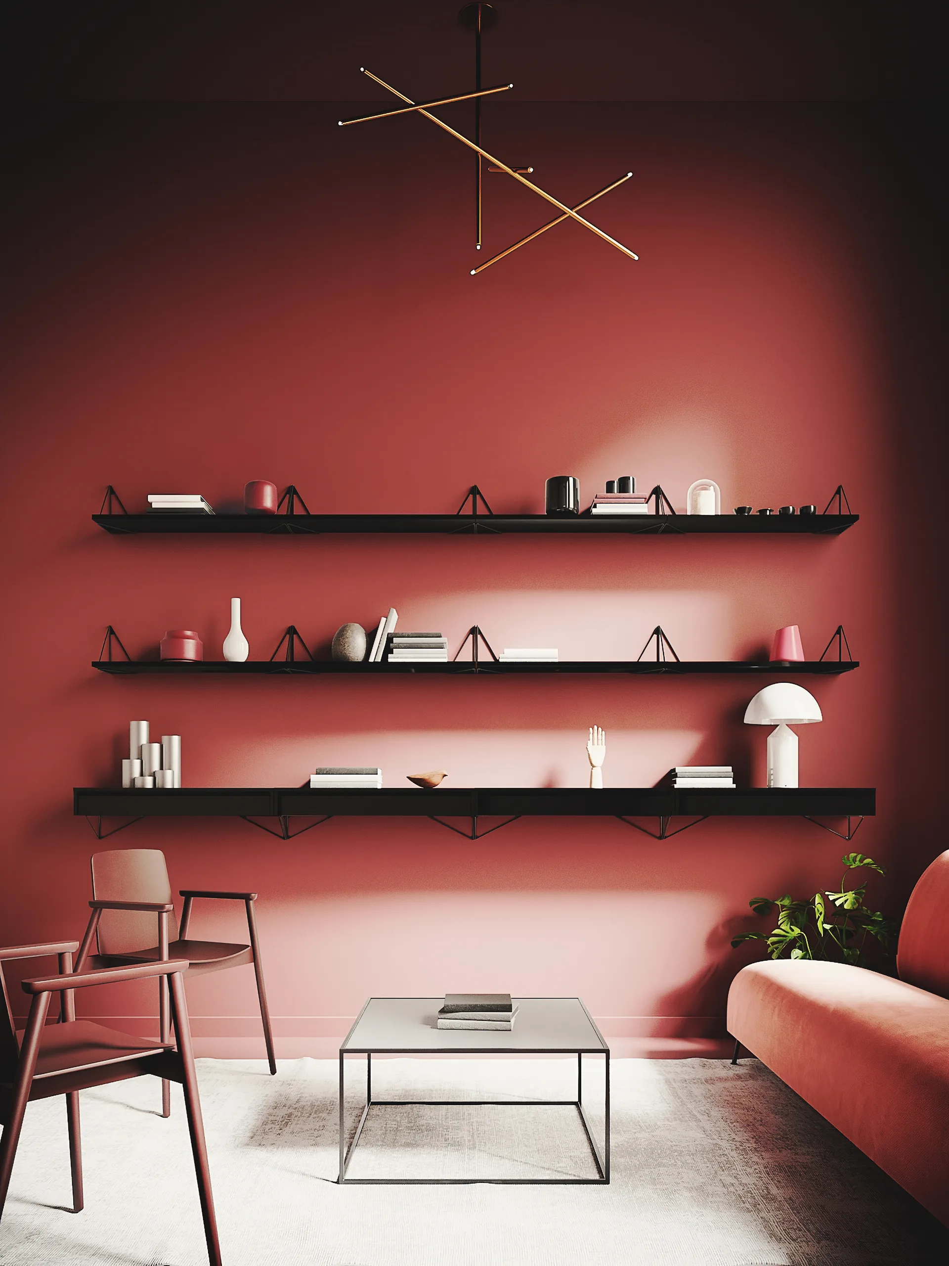 Pythagoras skuffe L, sort Maze