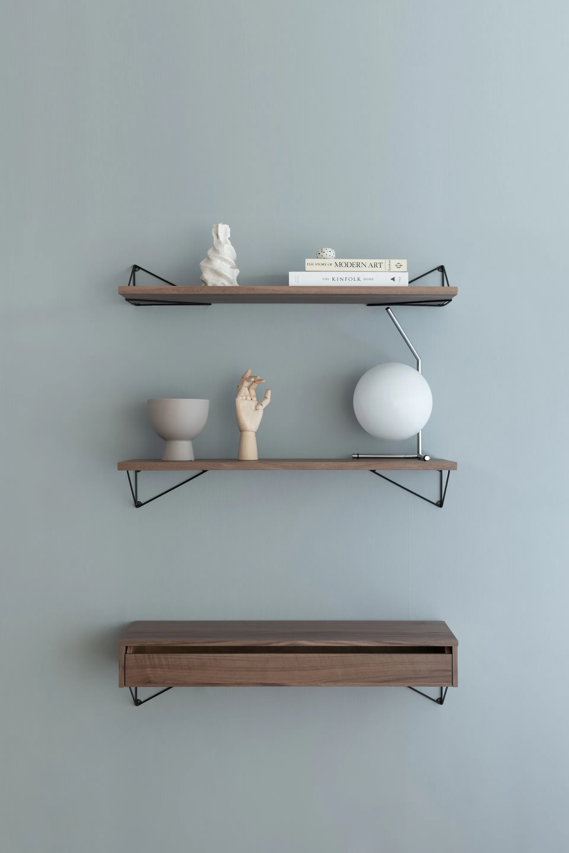 Pythagoras skuffe L, Valnød Maze