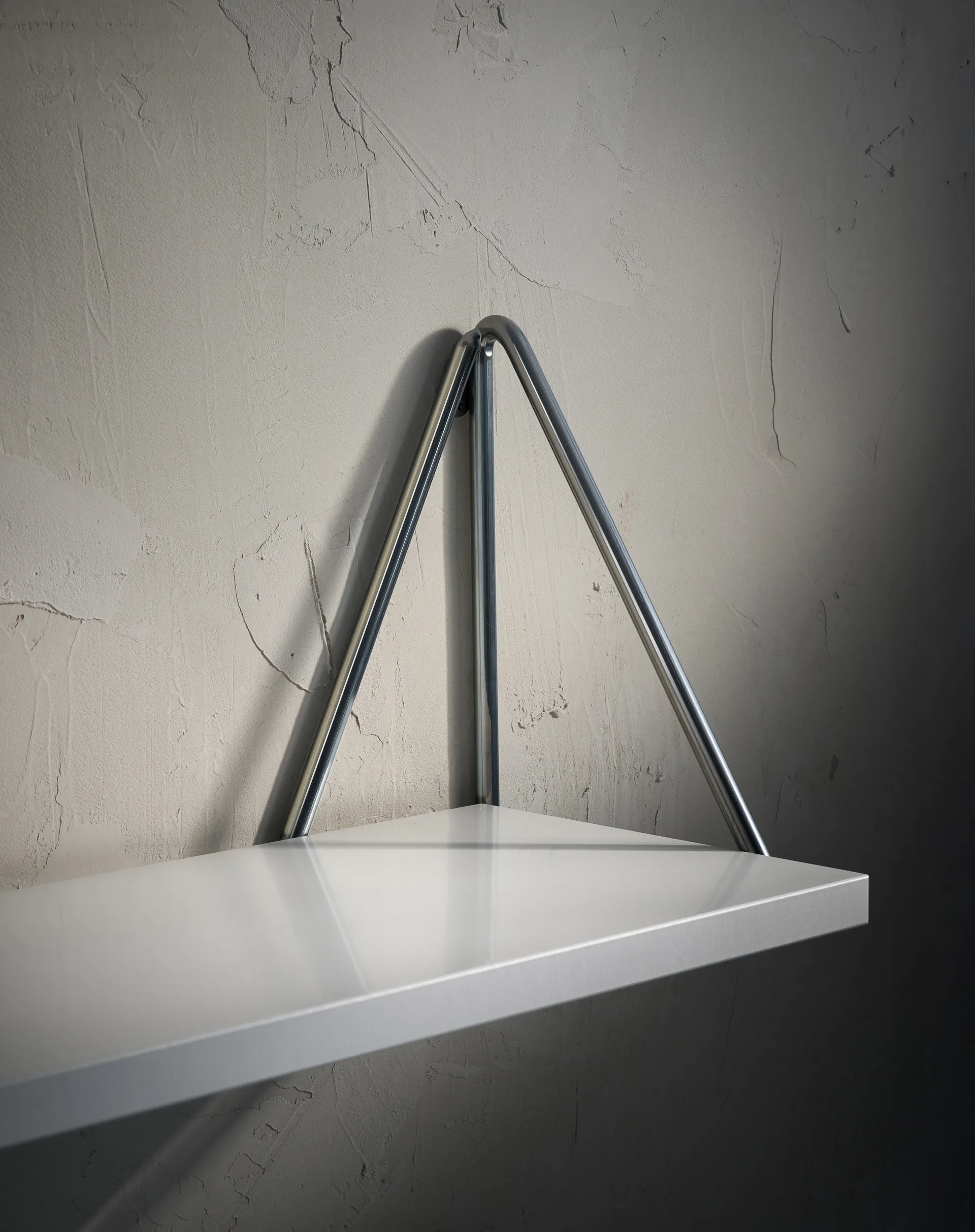 Pythagoras XL Brackets 2-pak, Chrome Maze