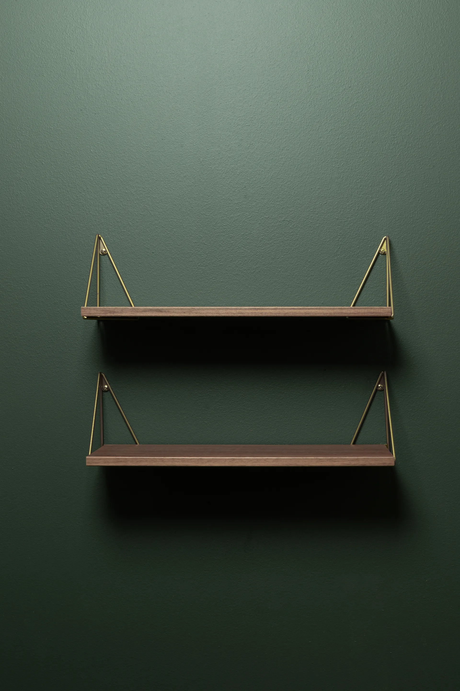 Pythagoras XS hylde, Valnød/Messing Maze