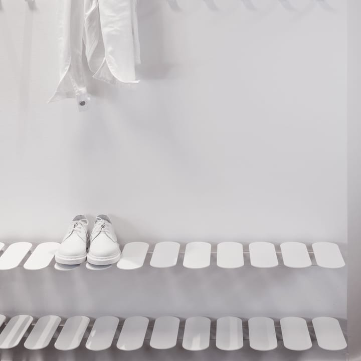 Step skohylde, hvid Maze